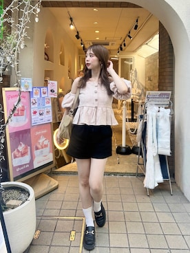 「ツイード」｜sakuraさん（レディース・152cm）の夏コーディネート