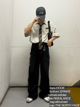 「アイテム（ネクタイ）」を使った、りゅうさん（メンズ・164cm）の秋コーディネート