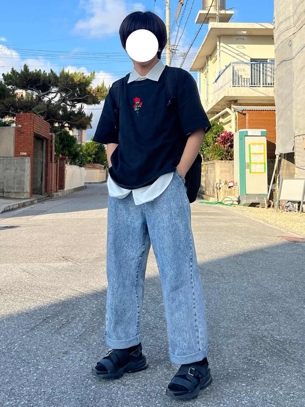 ADRER（アドラー）の「【ADRER】バラシシュウビッグTシャツ（T