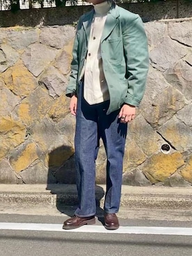 「KIJI（キジ）のアイテム」を使った、hiroto0520さん（メンズ・180cm）の春コーディネート