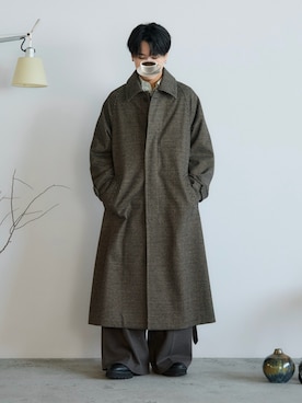 「アイテム（スラックス）」を使った、るきと.さん（メンズ・163cm・20代）の秋コーディネート