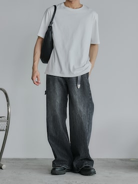 「アイテム（ドレスシューズ）」を使った、るきと.さん（メンズ・163cm・20代）の夏コーディネート