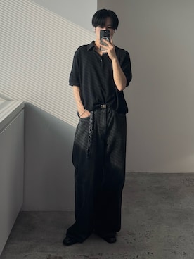 「アイテム（サンダル）」を使った、るきと.さん（メンズ・163cm）の夏コーディネート