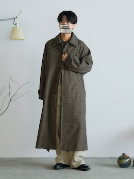 「アイテム（ドレスシューズ）」を使った、るきと.さん（メンズ・163cm・20代）の秋コーディネート