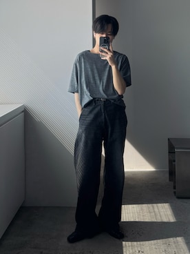 「アイテム（サンダル）」を使った、るきと.さん（メンズ・163cm・20代）の夏コーディネート