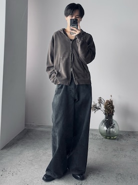 「アイテム（リング）」を使った、るきと.さん（メンズ・163cm）の秋コーディネート