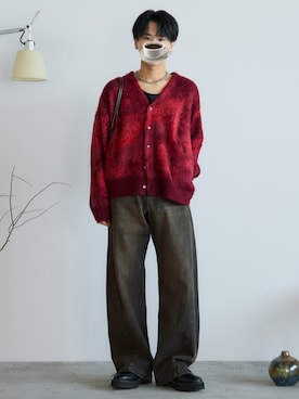 「アイテム（タンクトップ）」を使った、るきと.さん（メンズ・163cm・20代）の秋コーディネート