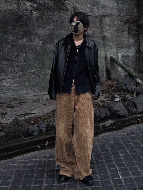 LIDNM（リドム）の「French Pilot Leather Jacket（ブルゾン）」 - WEAR