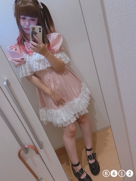 「Bobon21（ボボンニジュウイチ）のアイテム（ワンピース/ドレス）」を使った、保坂みのさん（レディース・147cm）の夏コーディネート