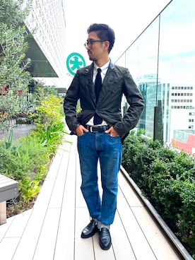 「Tricker's（トリッカーズ）のアイテム」を使った、matsuさん（メンズ・170cm）の夏コーディネート