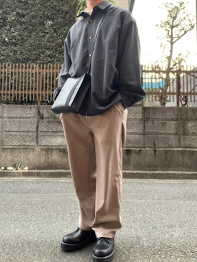 「PLUS ONE（プラスワン）のアイテム」を使った、tabo0124さん（メンズ・162cm）の冬コーディネート