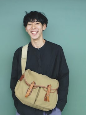 「Libra Cue（リブラ キュー）のアイテム」を使った、粒ニさん（メンズ・171cm）の冬コーディネート