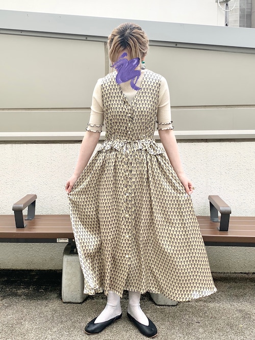 peu pres（プープレ）の「トレニア小花プリントワンピース（ワンピース 