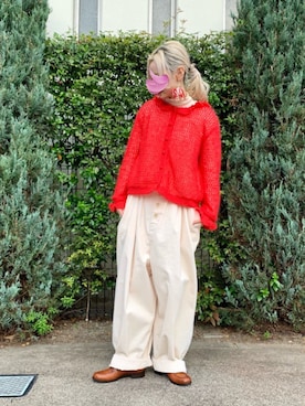 「インスタフォローしてね！」｜keiさん（レディース・157cm）の冬コーディネート