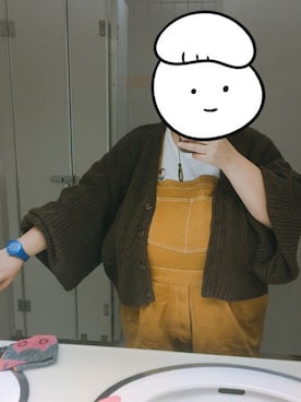 「PUNYUS（プニュズ）のアイテム（オールインワン・サロペット）」を使った、shoujimeguruさん（レディース・161cm）の秋コーディネート
