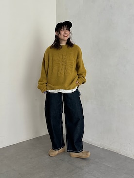 ヒジリさん（骨格ナチュラル・レディース・158cm）の冬コーディネート