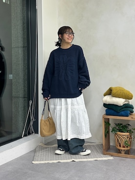 ヒジリさん（骨格ナチュラル・レディース・158cm）の秋コーディネート