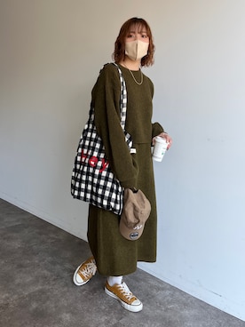 ヒジリさん（レディース・158cm）の秋コーディネート