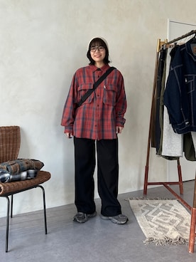 「アイテム（パンツ）」を使った、ヒジリさん（レディース・158cm・20代）の秋コーディネート