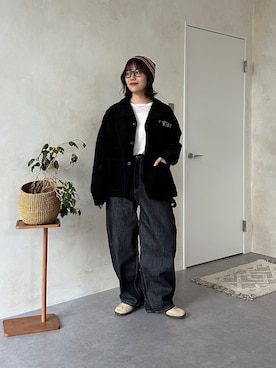 「アイテム（テーラードジャケット）」を使った、ヒジリさん（レディース・158cm・20代）の秋コーディネート
