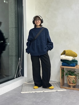 ヒジリさん（骨格ナチュラル・レディース・158cm）の秋コーディネート