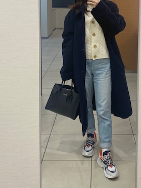 「Lepidos（レピドス）のアイテム」を使った、メさん（レディース・157cm）の冬コーディネート