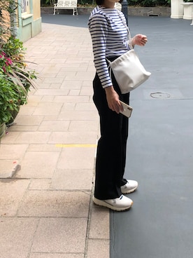 「CLAE（クレイ）のアイテム」を使った、メさん（レディース・157cm）の冬コーディネート