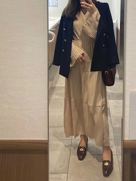 「Polo Ralph Lauren」｜「アイテム（ワンピース/ドレス）」を使った、メさん（レディース・157cm）の秋コーディネート