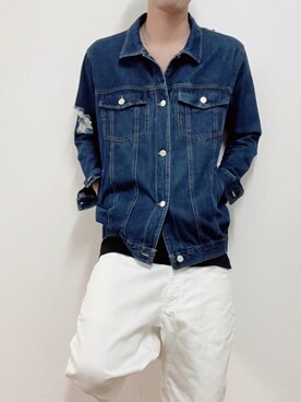 「Wrangler（ラングラー）の【WRANGLER】COOL ショーツ（その他パンツ、ホワイト系）」を使った、shuheiさん（メンズ・175cm）の夏コーディネート