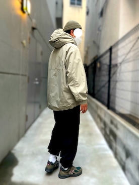 「H&M（エイチ・アンド・エム）のアイテム（ニットキャップ/ビーニー）」を使った、shunsu247さん（メンズ・178cm）の春コーディネート