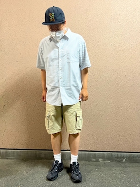 「AEON STYLE（イオンスタイル）のアイテム」を使った、shunsu247さん（メンズ・178cm）の夏コーディネート