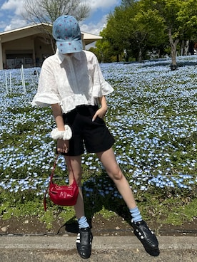 「ZARA（ザラ）のアイテム（バッグ）」を使った、mayaさん（レディース・155cm）の春コーディネート