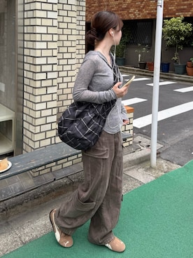 「MILKFED.（ミルクフェド）のアイテム」を使った、mayaさん（レディース・155cm）の夏コーディネート