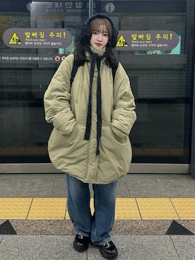 「mont-bell（モンベル）のアイテム」を使った、mayaさん（レディース・155cm）の春コーディネート