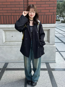 「SALOMON（サロモン）のアイテム」を使った、mayaさん（レディース・155cm）の春コーディネート