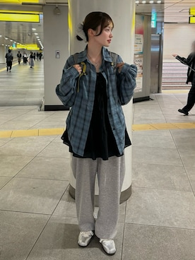 「SALOMON（サロモン）のアイテム」を使った、mayaさん（レディース・155cm）の春コーディネート