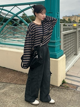 「RAY CASSIN（レイカズン）のアイテム」を使った、mayaさん（レディース・155cm）の秋コーディネート