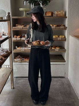 「MLB（メジャーリーグベースボール）のアイテム」を使った、mayaさん（レディース・155cm）の冬コーディネート