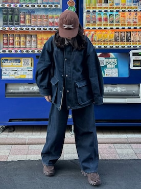 「NOGLE（ノグル）のアイテム」を使った、mayaさん（レディース・155cm）の冬コーディネート