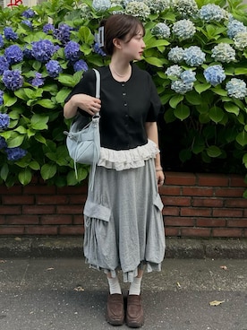 「MOUSSY（マウジー）のアイテム」を使った、mayaさん（レディース・155cm）の夏コーディネート