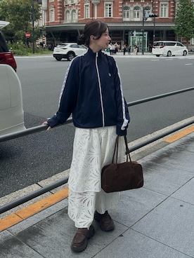 「アイテム（その他アウター）」を使った、mayaさん（骨格ウェーブ・レディース・155cm）の秋コーディネート