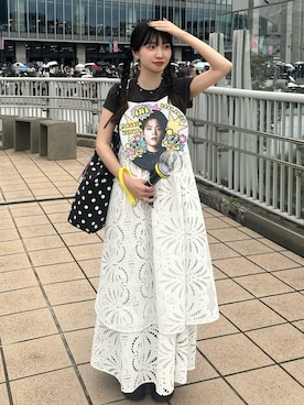 「JEANASIS（ジーナシス）のアイテム」を使った、mayaさん（レディース・155cm）の夏コーディネート