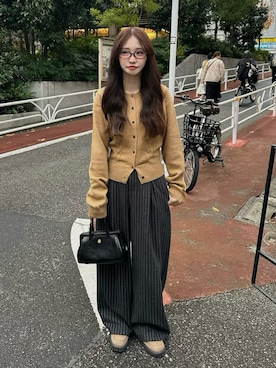 「GU（ジーユー）のアイテム」を使った、mayaさん（骨格ウェーブ・レディース・155cm）の秋コーディネート