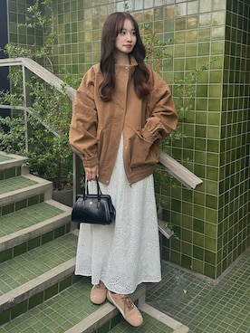 「PUMA(プーマ)のアイテム」を使った、mayaさん(レディース・155cm)の秋コーディネート