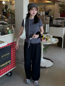 「Reebok(リーボック)のアイテム」を使った、mayaさん(レディース・155cm)の夏コーディネート