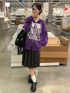「RAY CASSIN（レイカズン）のアイテム」を使った、mayaさん（レディース・155cm）の秋コーディネート