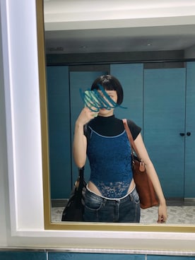 「アイテム（ベスト）」を使った、weiさん（レディース・167cm）の秋コーディネート