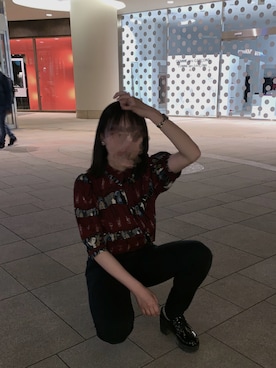 「Libby&Rose（リビーアンドローズ）のアイテム（シャツ/ブラウス）」を使った、Nさん（レディース・161cm）の秋コーディネート