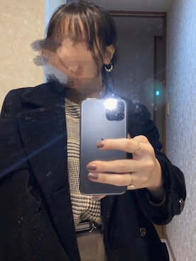 「ブラウン×ブラック」｜Nさん（レディース・161cm）の秋コーディネート