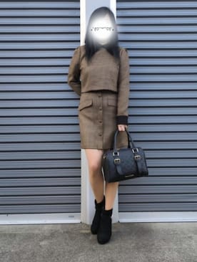 「お洒落さんとつながりたい」｜美月さん（レディース・151cm）の秋コーディネート